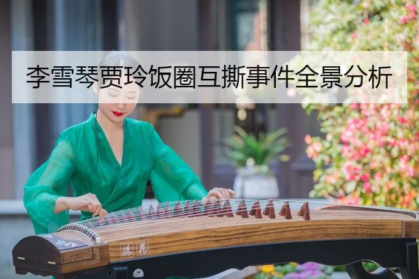 李雪琴贾玲饭圈互撕事件全景分析